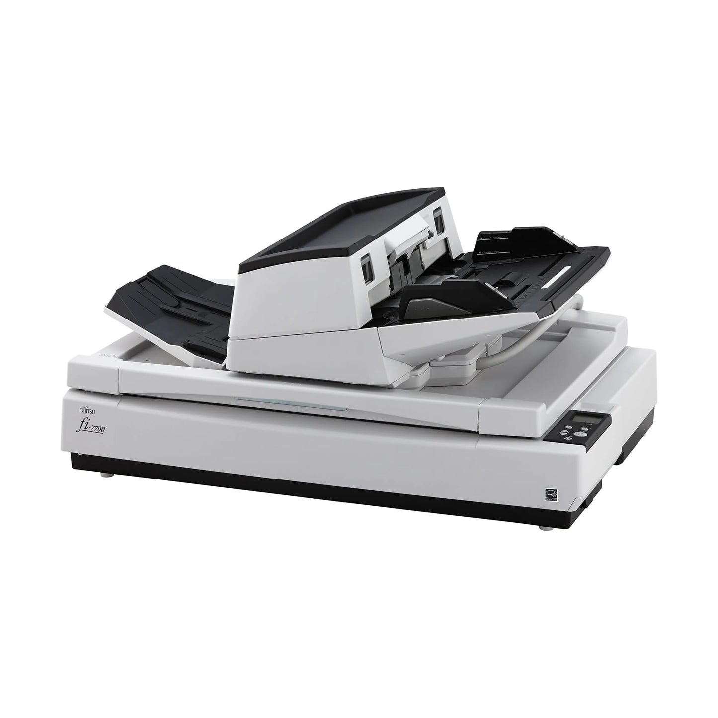 Fujitsu fi-7700 Production Scanner | 600 dpi | 100 ppm | 200 ipm Duplex | 300-Sheet ADF + Flatbed | PA03740-B005