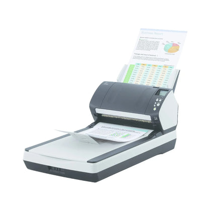 Fujitsu fi-7260 Duplex Scanner | 600 dpi | 60 ppm | 120 ipm | 80-Sheet ADF + Flatbed | PA03670-B001