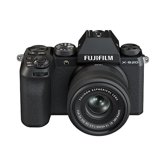 Fujifilm X-S20 Mirrorless Digital Camera with XC15-45mm Lens