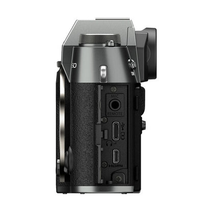 Fujifilm X-T50 Mirrorless Camera with XC 15-45mm F/3.5-5.6 Lens (Charcoal Silver)