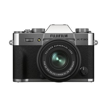 Fujifilm X-T30 II Kit with 15-45mm (Silver) (Black Lens)