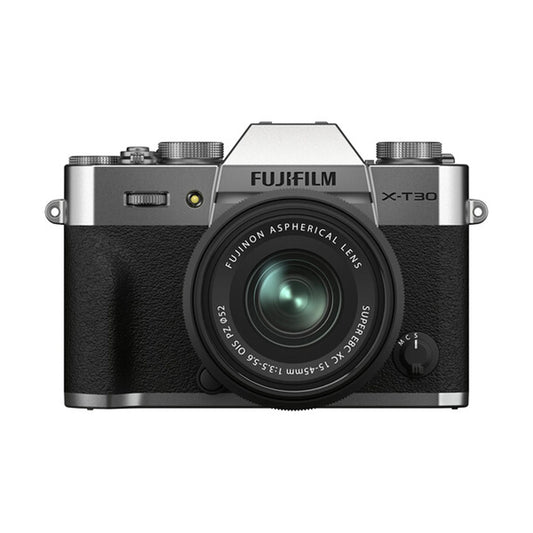 Fujifilm X-T30 II Kit with 15-45mm (Silver) (Black Lens)