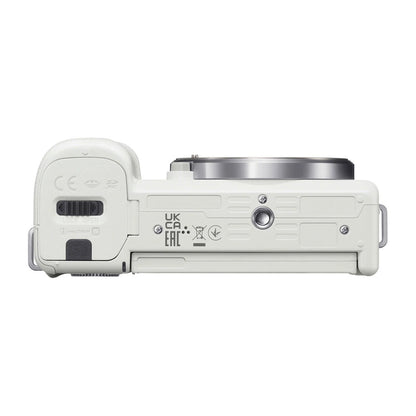 Sony ZV-E10 Mirrorless Camera with 16-50mm II Lens (ILCZV-E10K) (White)