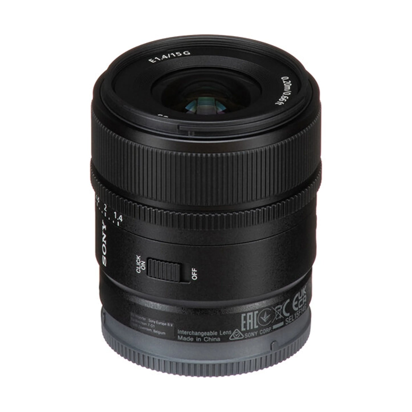 Sony E 15mm F/1.4 G Lens (SEL15F14G)
