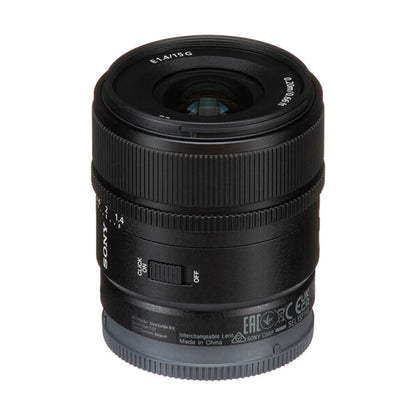 Sony E 15mm F/1.4 G Lens (SEL15F14G)