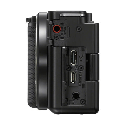 Sony ZV-E10 Mirrorless Camera with 16-50mm Lens (ILCZV-E10L) (Black)