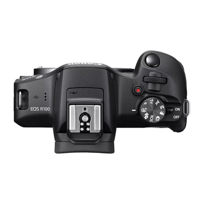 Canon EOS R100 Kit with 18-45mm and 55-210mm
