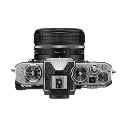 Nikon Z fc Mirrorless Digital Camera Silver with 28mm f/2.8 SE Lens