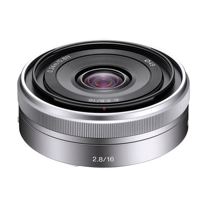 Sony E 16mm F2.8 (SEL16F28, Silver)