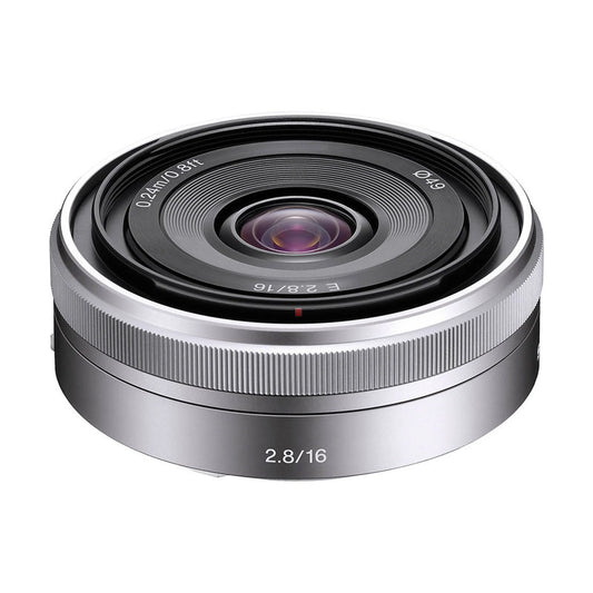 Sony E 16mm F2.8 (SEL16F28, Silver)