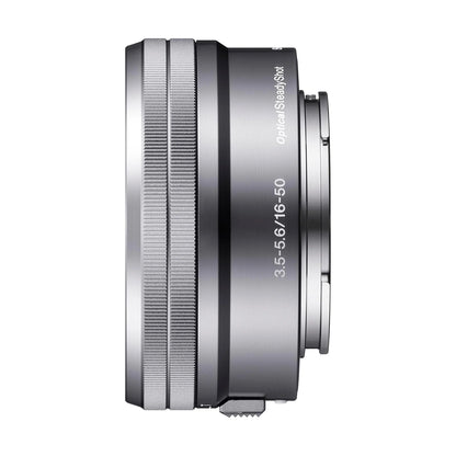 Sony E PZ 16-50mm F3.5-5.6 OSS (SELP1650, Silver, Retail Packing)