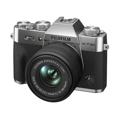 Fujifilm X-T30 II Kit with 15-45mm (Silver) (Black Lens)