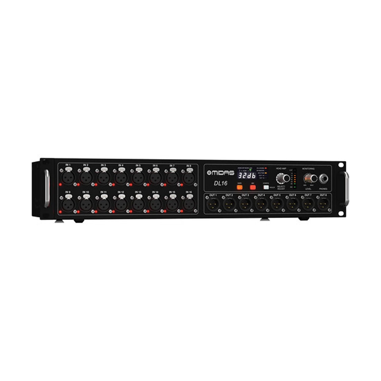 Midas DL16 16-Input 8-Output Stage Box Digital Snake
