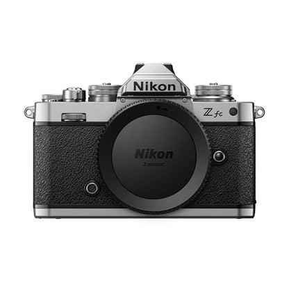 Nikon Z fc Mirrorless Digital Camera Silver with 28mm f/2.8 SE Lens
